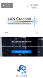 Mobile Screenshot of lancreation.com.au